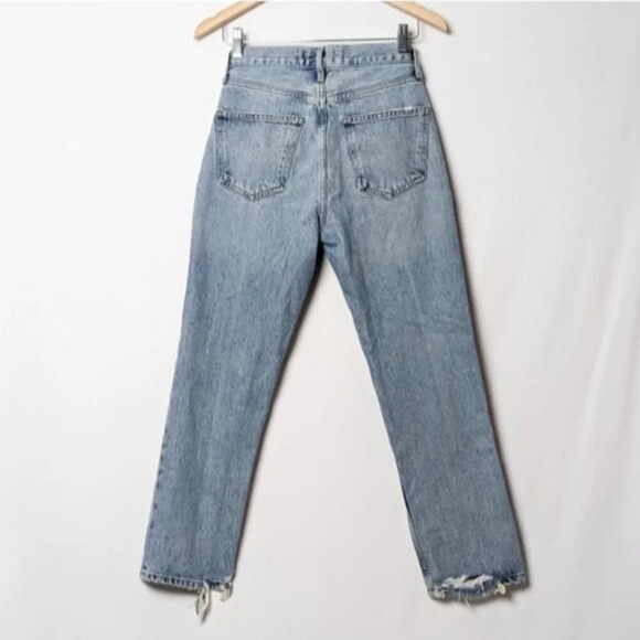 AGOLDE Lana Jeans Emulsion Blue 24 - Picture 7 of 11